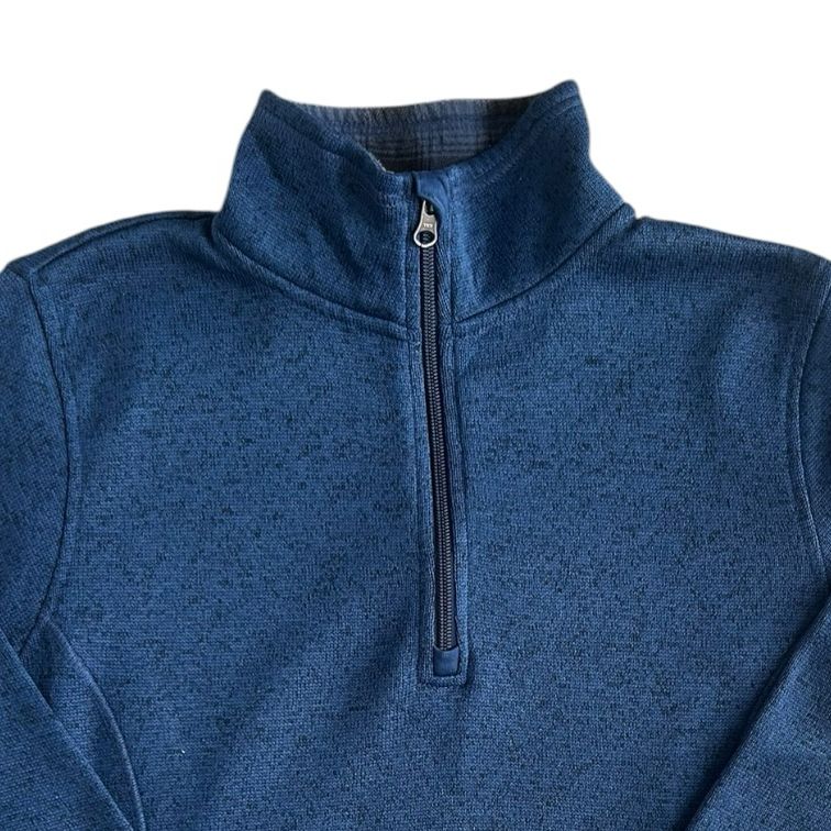 Woman's Medium Eddie Bauer Blue 1/4 Zip Fleece