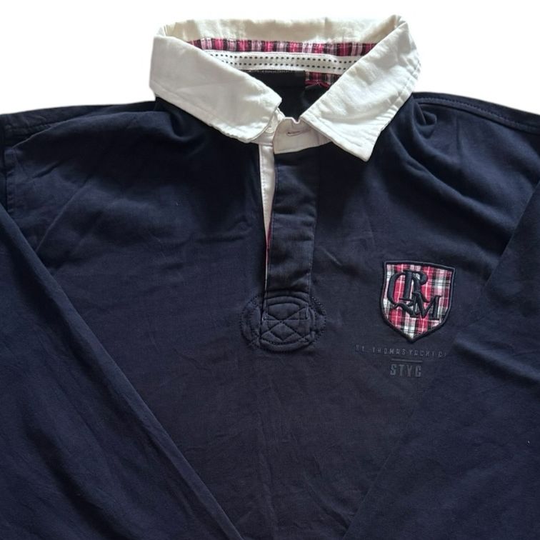 Medium Quebramar Navy St Thomas Yacht Rugby Shirt