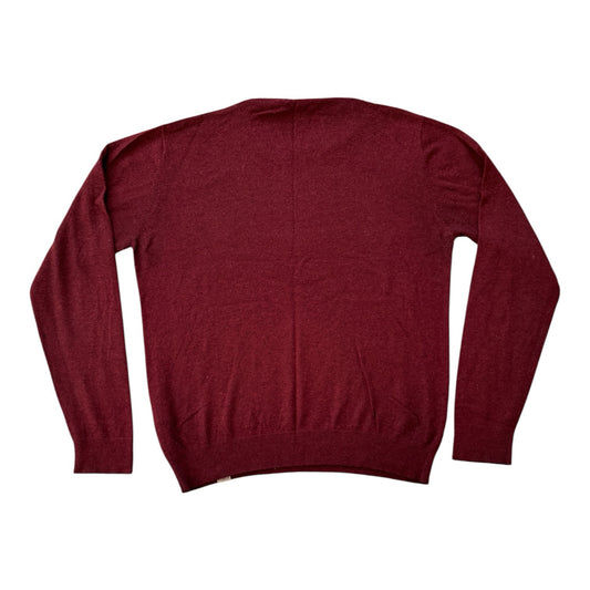 Large Carhartt Burgundy Wool Knitted Jumper