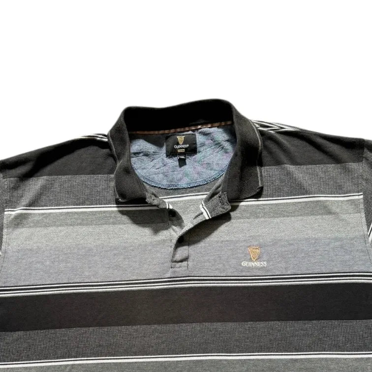 3XL Guinness Black Polo Shirt