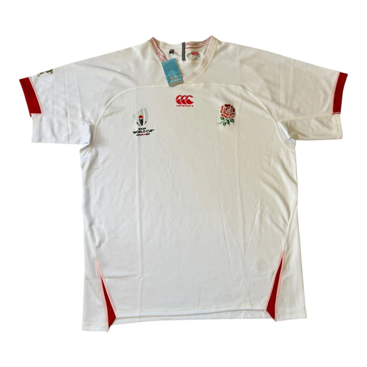 XXL Canterbury White England World Cup 2019 Rugby Shirt BNWT