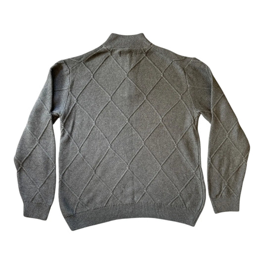 Large Chaps Grey 1/4 Zip