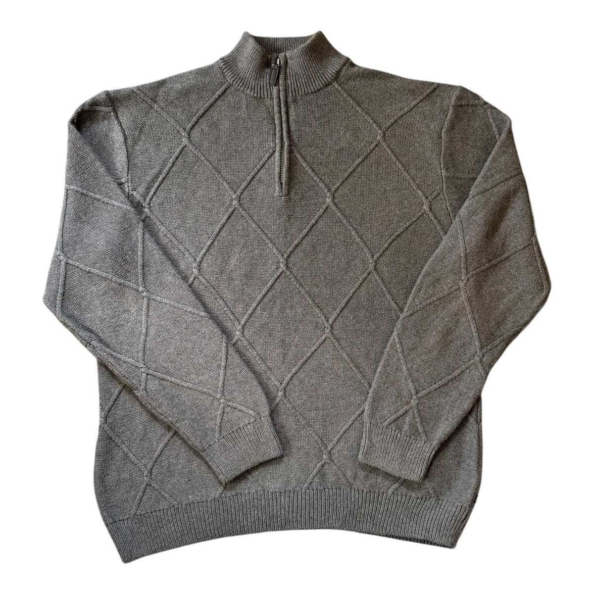 Large Chaps Grey 1/4 Zip