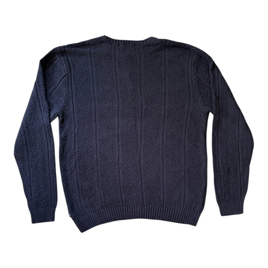 Large Chaps Navy Knitted Jumper