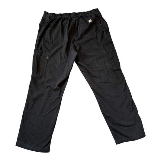 Large Carhartt Black Cargo Trousers