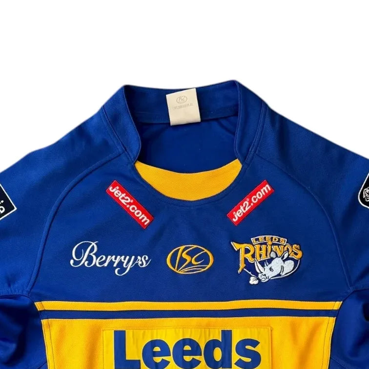 Large Leeds Rhinos Blue Rugby Shirt