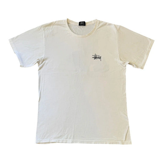 Medium Stussy White Graphic T-Shirt