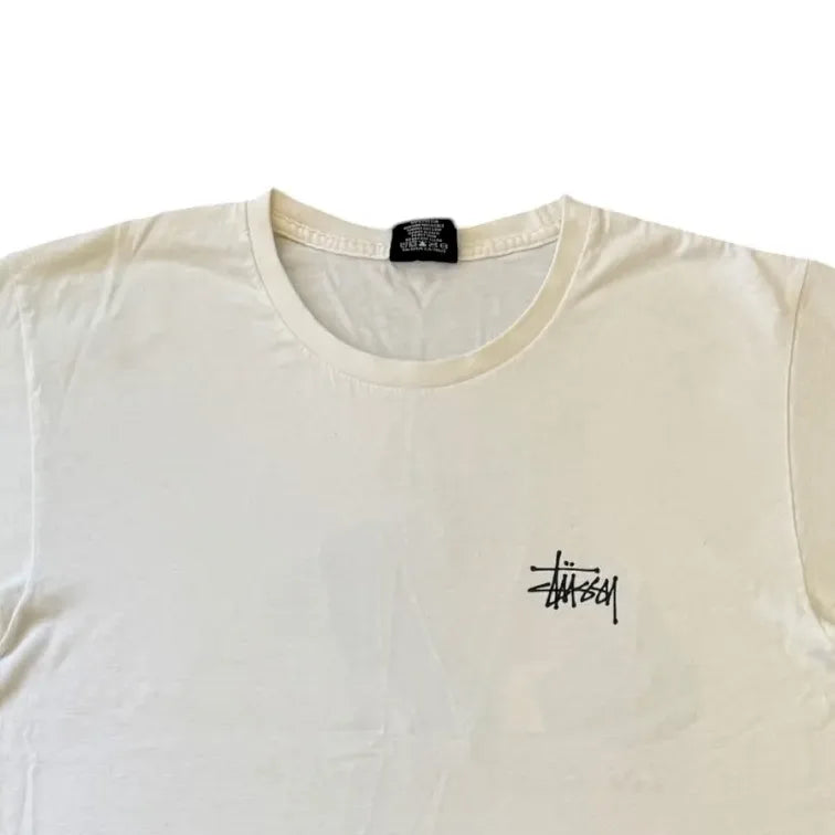 Medium Stussy White Graphic T-Shirt
