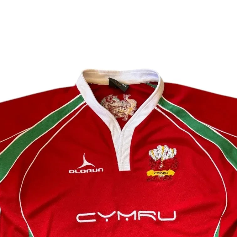 XXL Olorun Red Wales Rugby Shirt