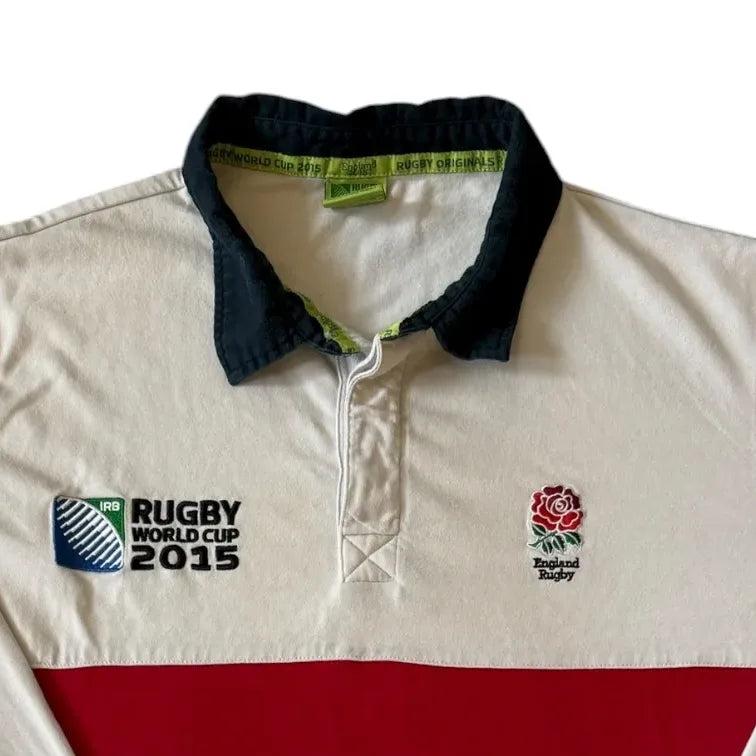 XXL Rugby Original White England 2015 Rugby Shirt