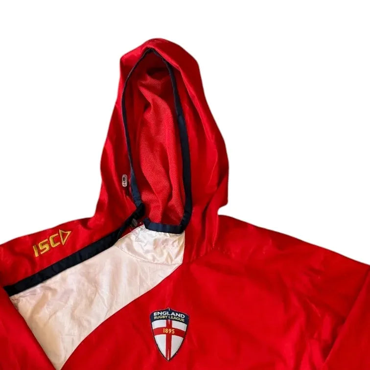 Small ISC England Rugby League Red Windbreaker