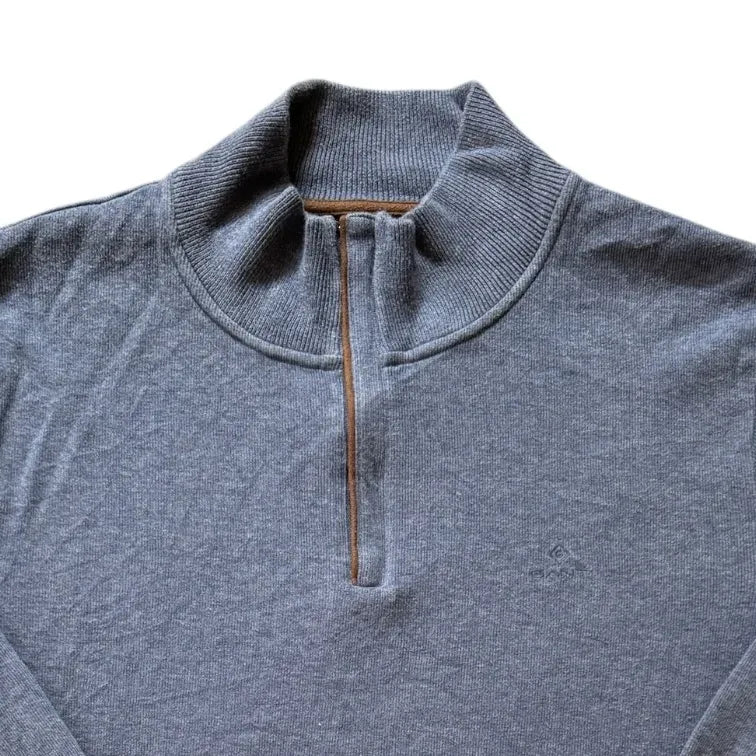 Large Gant Blue 1/4 Zip