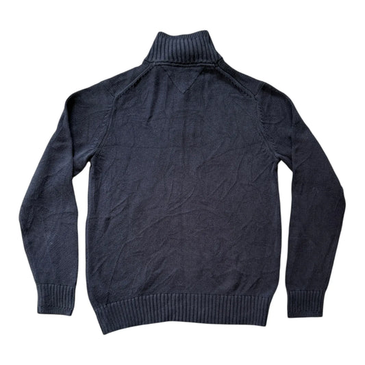 Medium Tommy Hilfiger Navy 1/4 Button Jumper