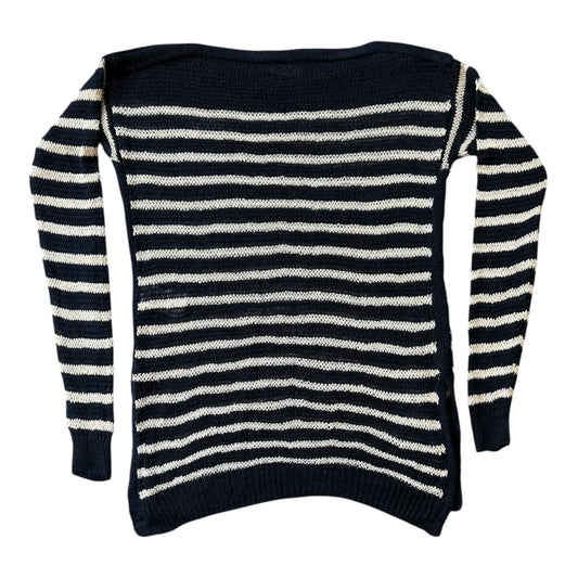 Women's Extra small Ralph Lauren Navy Linen Knitted Jumper