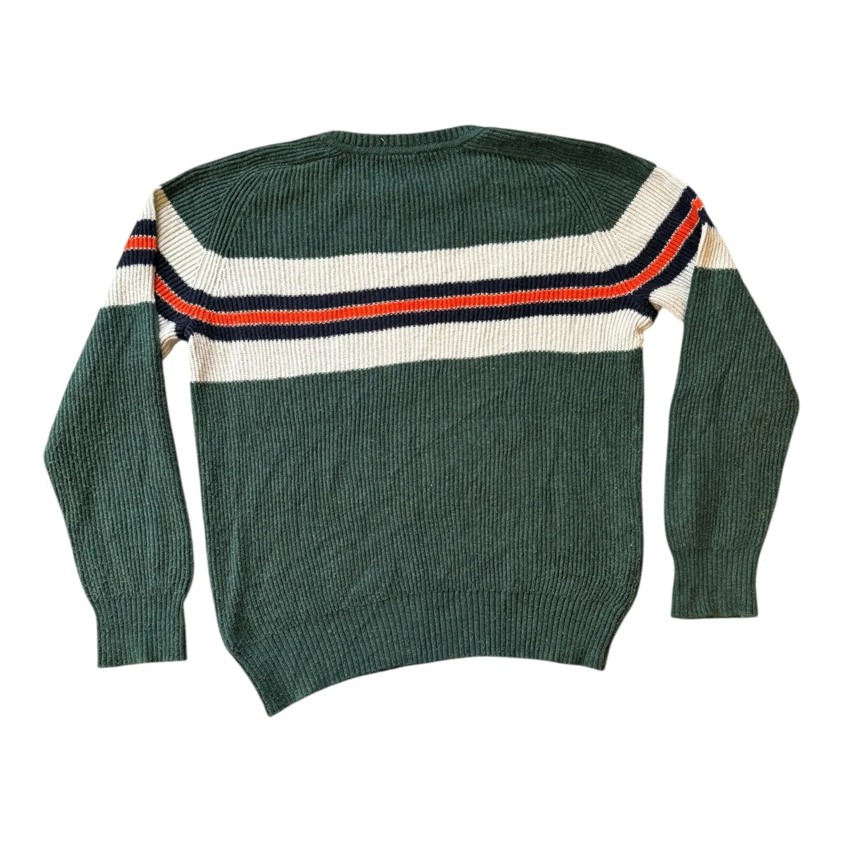 Large Gap Green Merino Wool/ Nylon Knitted Jumper