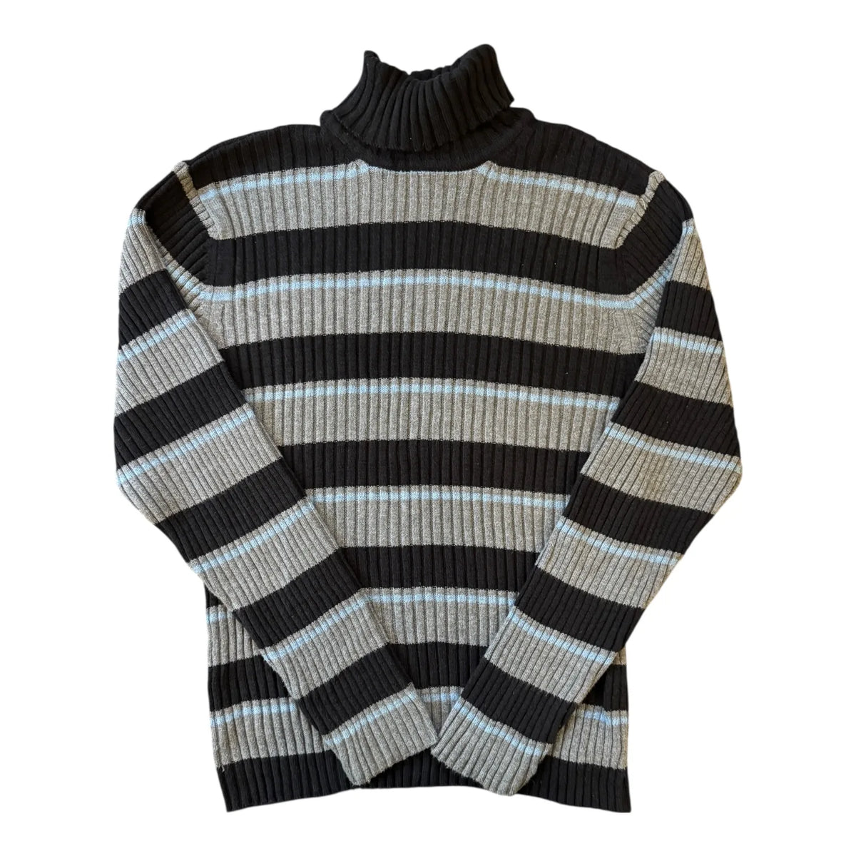 Women's Small Gap Black, Grey and Blue Turtle Neck