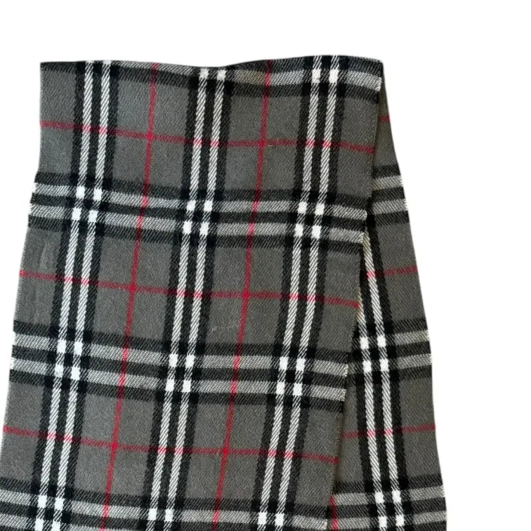 Burberry Lambswool Grey Scarf