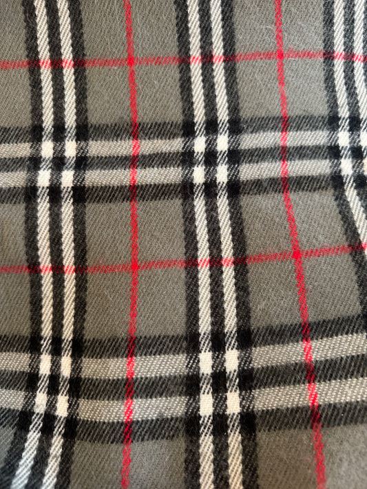 Burberry Lambswool Grey Scarf