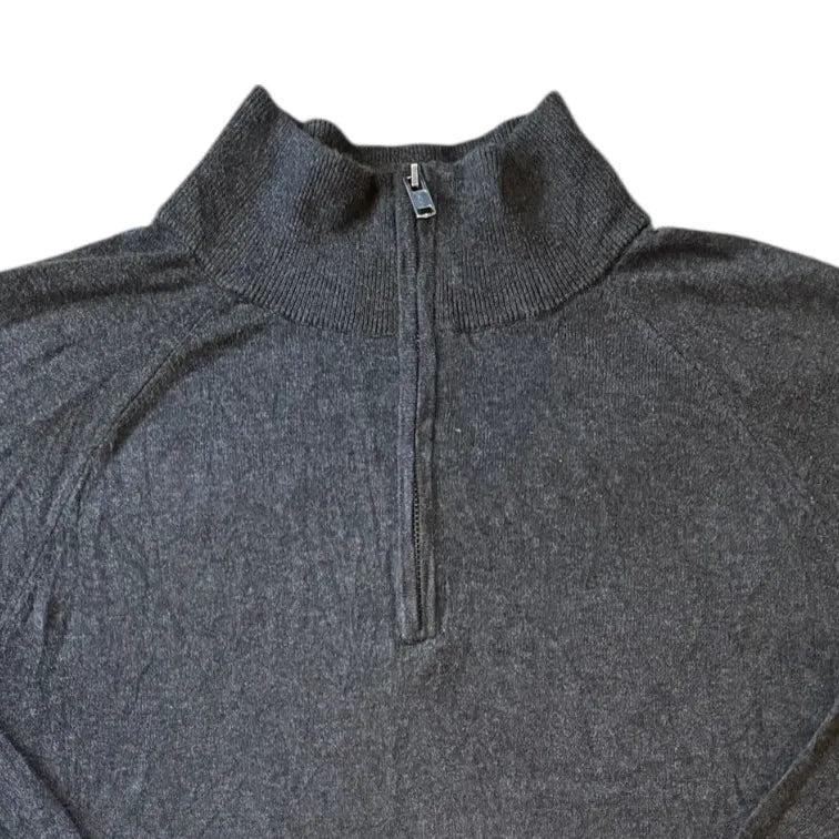 Small Gap Dark Grey 1/4 Zip