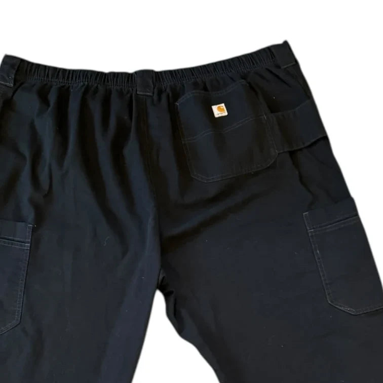 XXL Carhartt Black Cargo Trousers