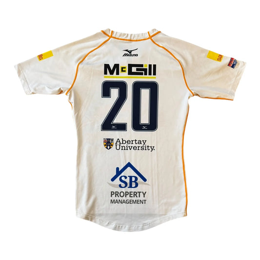 Large Mizuno White Rugby Shirt