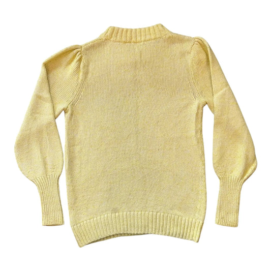Woman's Small Gap Yellow Knitted Jumper