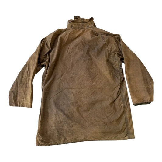 Large Barbour Gamefair Brown Wax Jacket