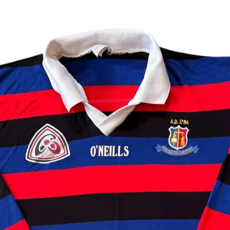 Large O'neills Blue St. Munchin's College Rugby Shirt