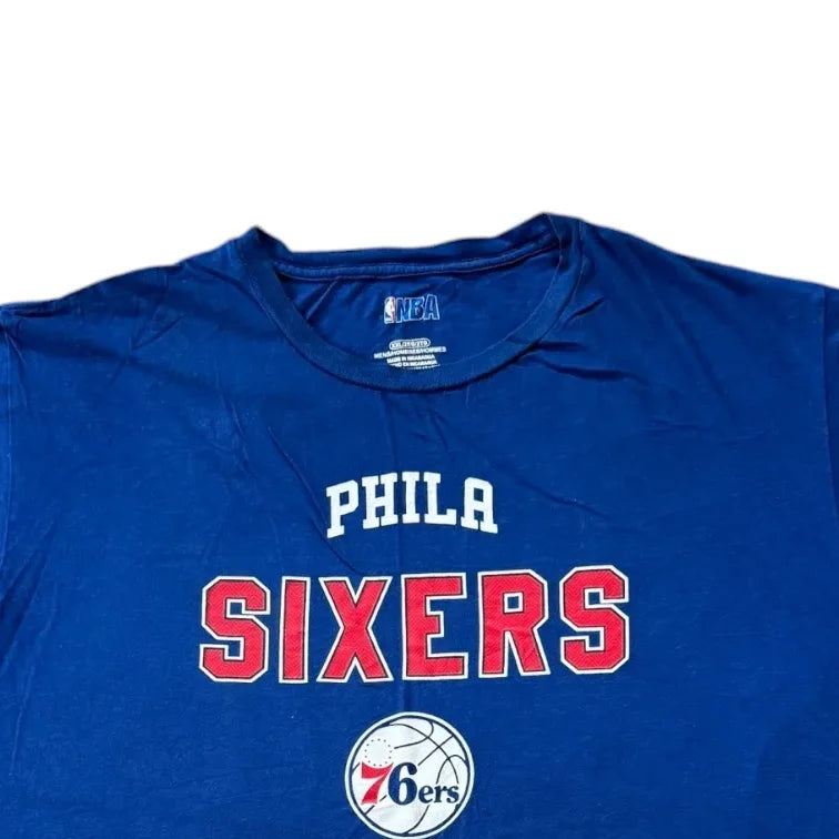 XXL NBA Blue Phila Sixers T-Shirt