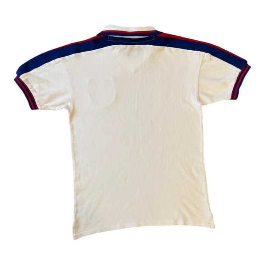 Small Draw Score White England Football Polo Shirt