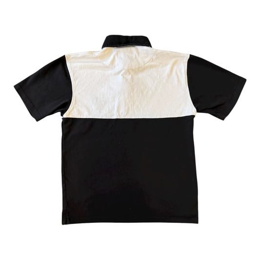 Medium Cotton Traders Black 10 Nations Rugby Shirt