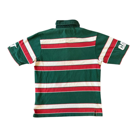 Small Cotton Traders Green Leicester Tigers Rugby Shirt