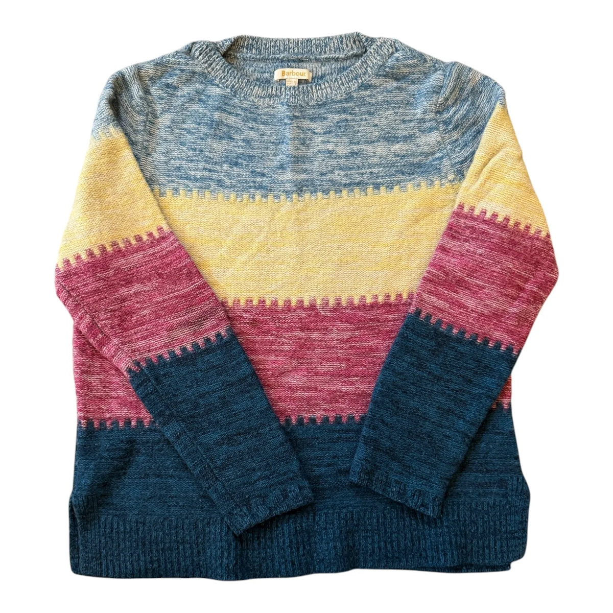 UK 10 Barbour Woollen Striped Jumper
