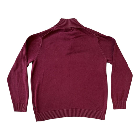 Small Nautica Burgundy 1/4 Zip