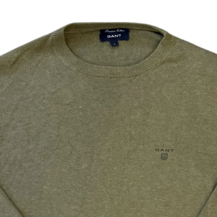Large Gant Green Thin Knitted Jumper