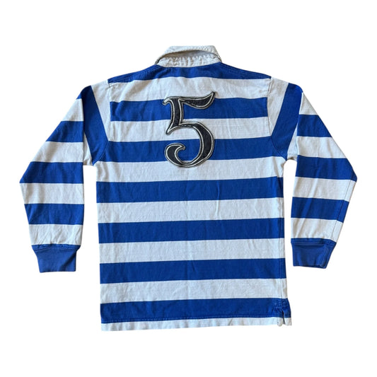 Aged 10-11 Gap Blue Striped Rugby Shirt
