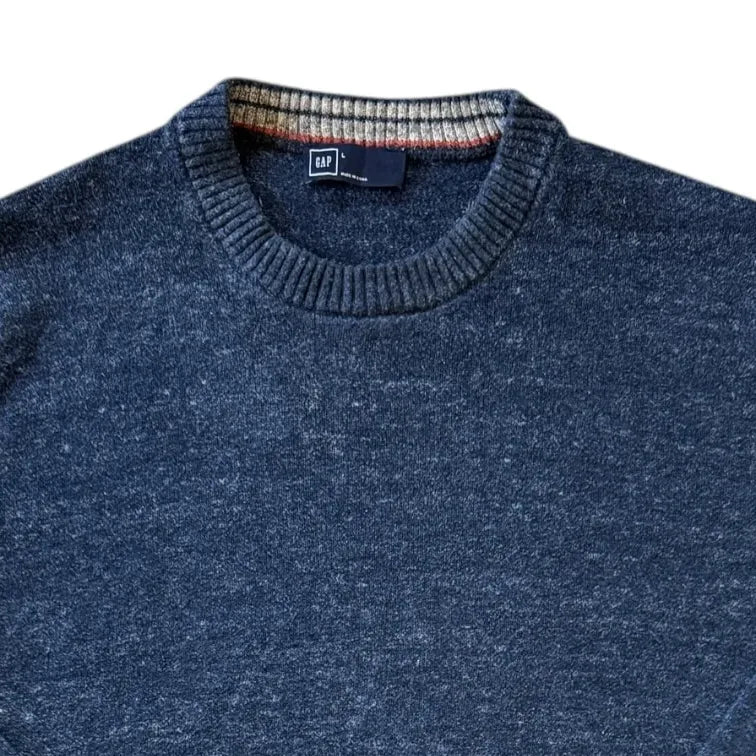 Large Gap Navy Knitted Jumper