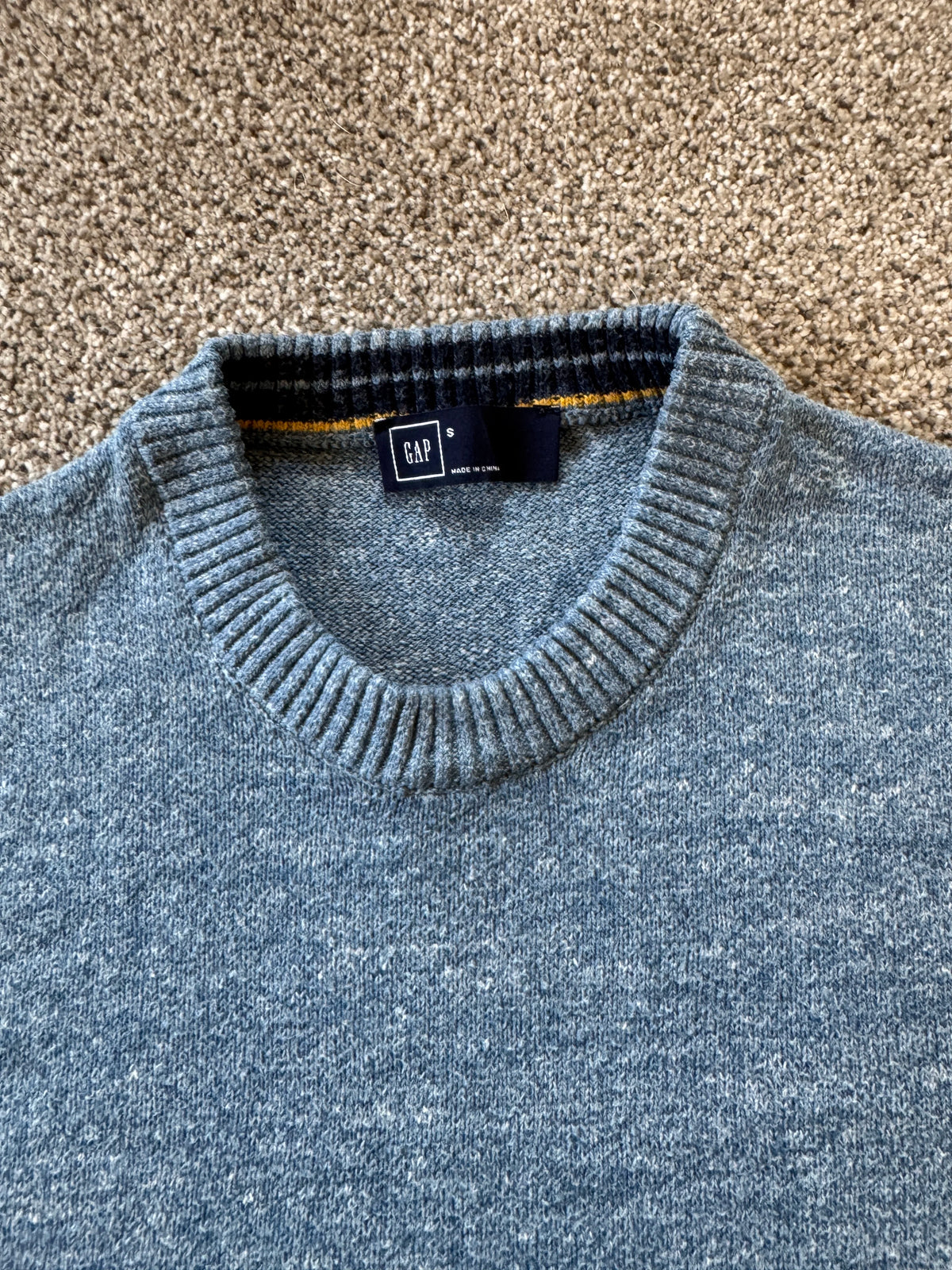 <p>Small Gap Blue Thin Jumper</p>