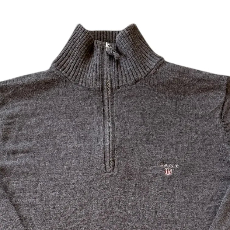 Small Gant Grey 1/4 Zip