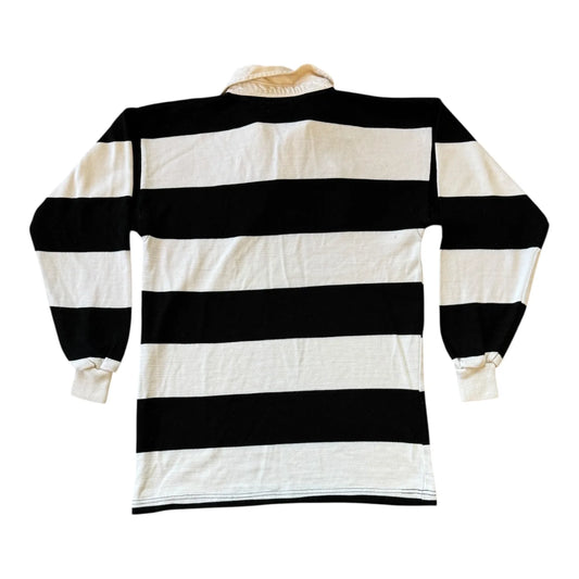 Slim Medium Halbro Black/White Exiles RUFC Rugby Shirt