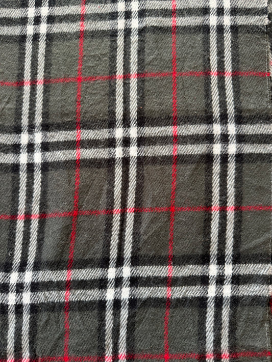 Burberry Grey Lambswool Scarf