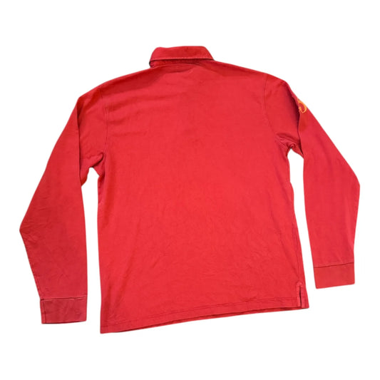XXL Serge Blanco Red Rugby Shirt