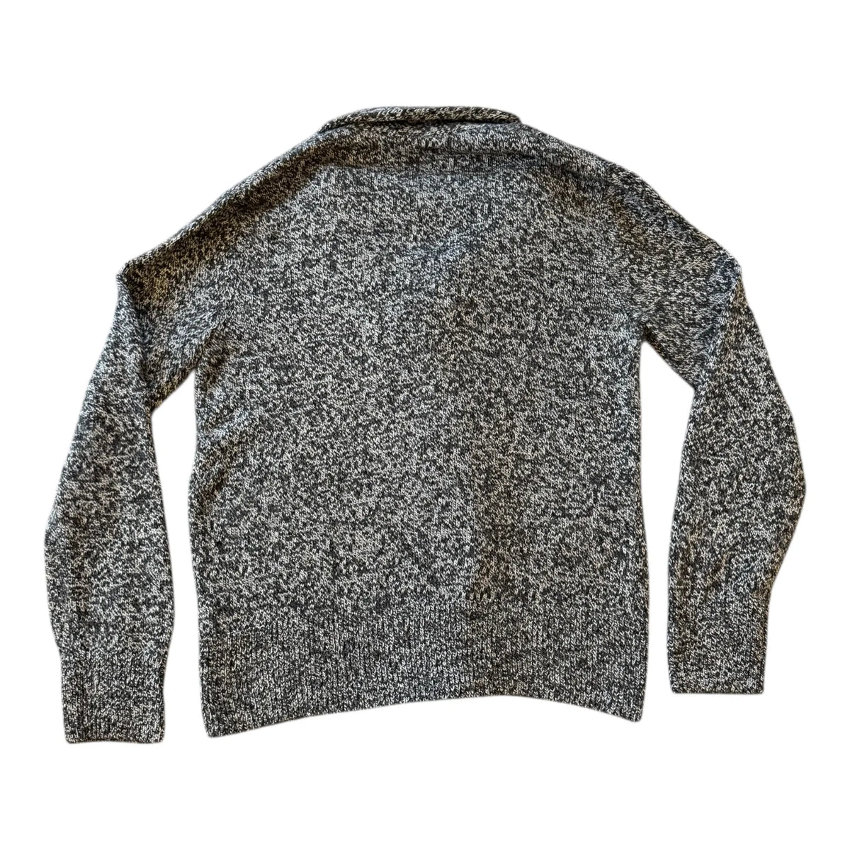 Woman's Medium Gap Grey Knitted Zip Up Jumper