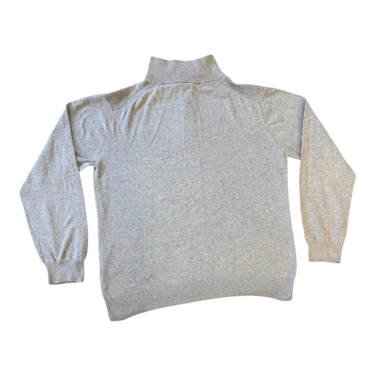 Extra large Gant Grey 1/4 Button Jumper