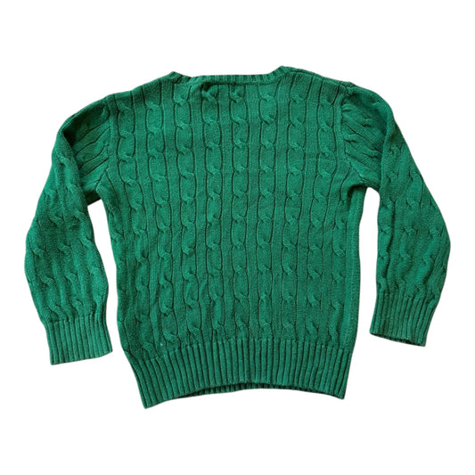 Aged 5 Ralph Lauren Green Cable Knit Jumper