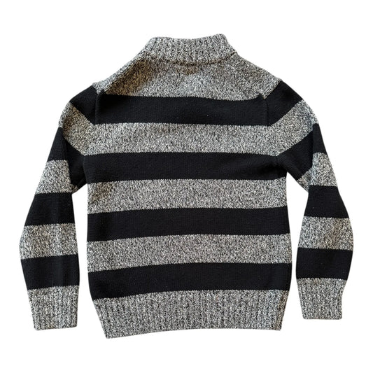 Aged 7 Ralph Lauren Grey Knitted 1/4 Button