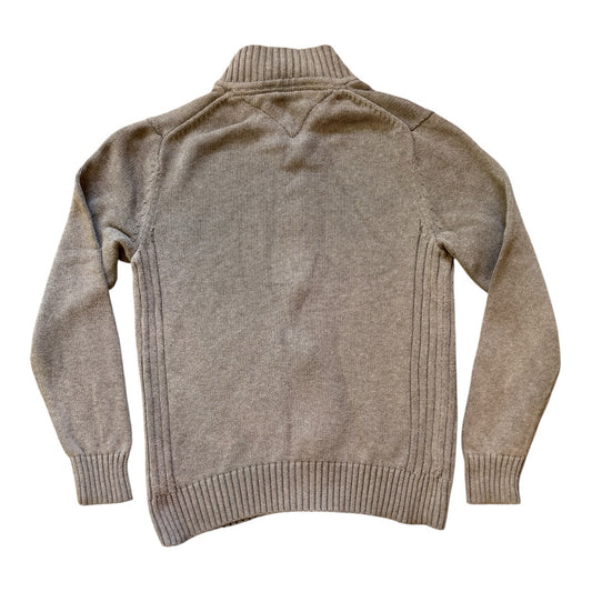 Medium Tommy Hilfiger Beige Grey Full Zip Jumper