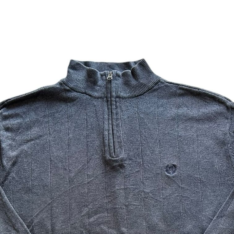 Extra large Chaps Blue Grey 1/4 Zip