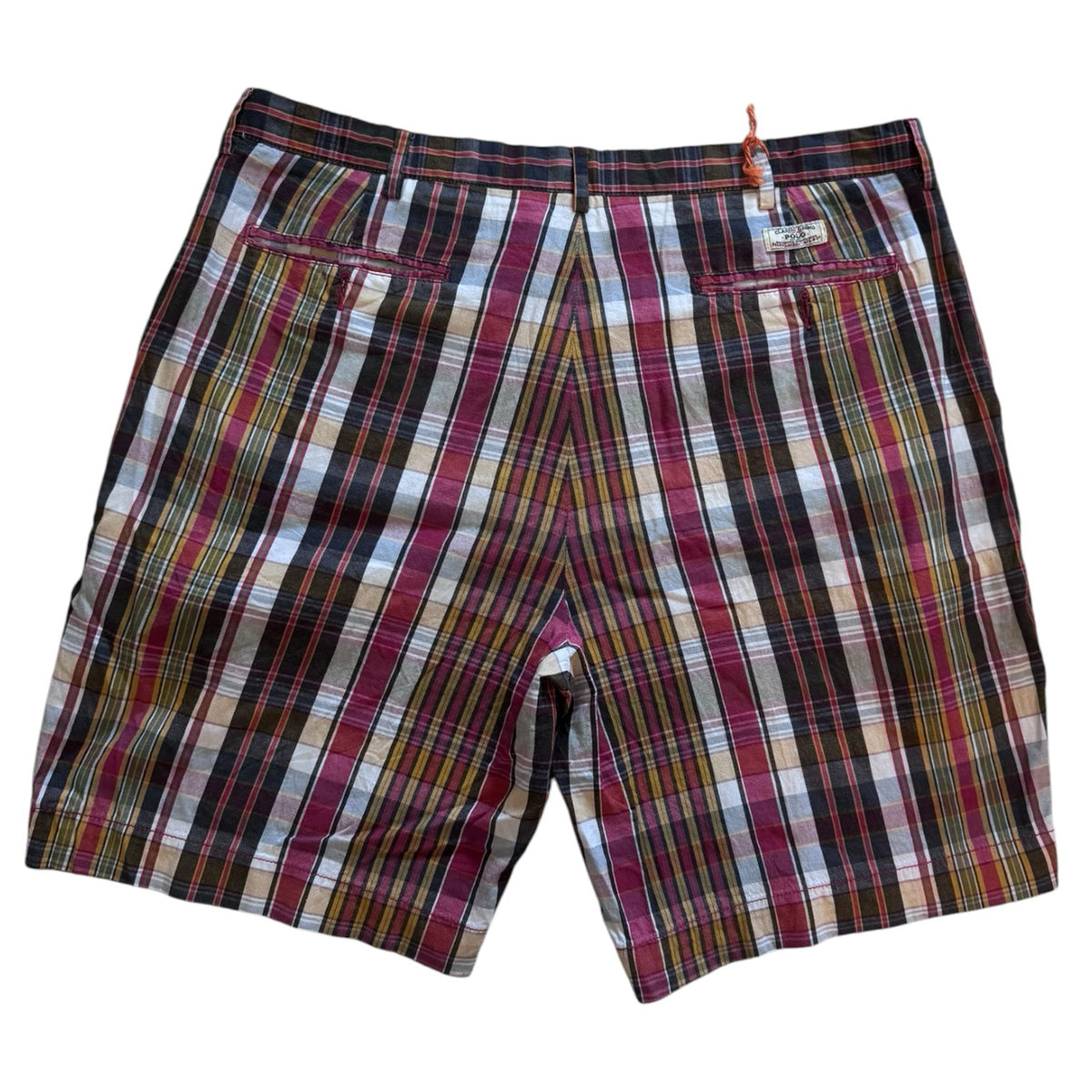 40" Ralph Lauren Red Checked Shorts
