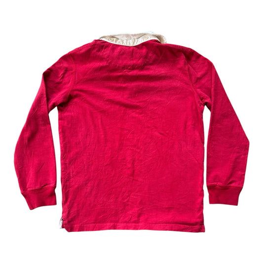 Aged 11-12 Massimo Dutti Red Rugby Shirt